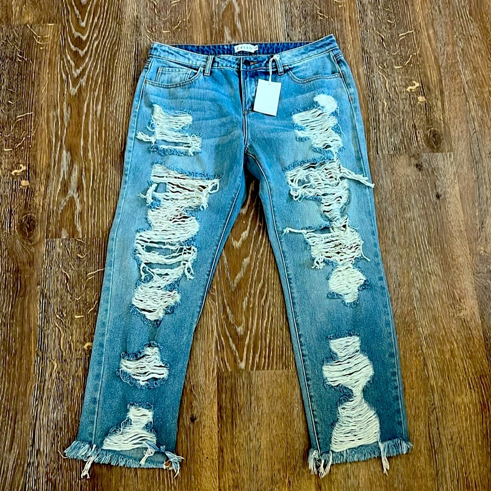 Cello slim boyfriend jeans